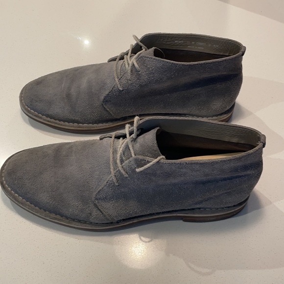 Cole Haan Light Blue Suede Chukka Boot - Picture 2 of 9